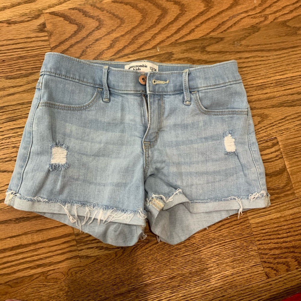 Abercrombie kids denim shorts.